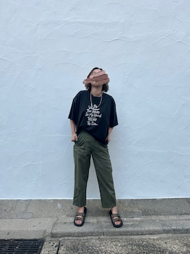 「FREAK'S STORE（フリークスストア）のアイテム」を使った、Aya...さん（レディース・160cm）の夏コーディネート