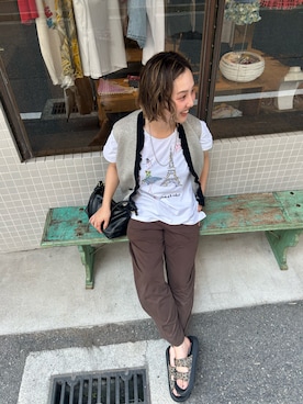 「FREAK'S STORE（フリークスストア）のアイテム」を使った、Aya...さん（レディース・160cm）の夏コーディネート