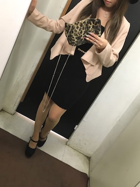 「LIPSERVICE（リップサービス）のアイテム（ジャケット/アウター）」を使った、Maliceさん（レディース・155cm）の春コーディネート