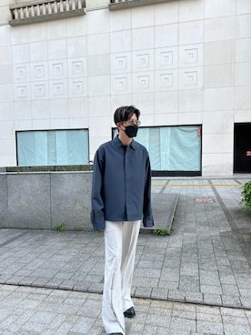 「OAMC（オーエーエムシー）のアイテム（ジャケット/アウター）」を使った、ropeさん（メンズ・175cm）の春コーディネート