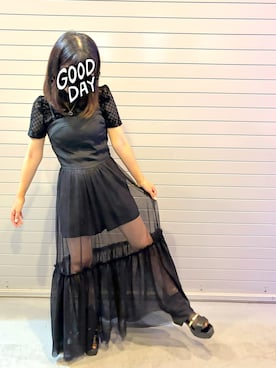 「LVEU.（ラブユ.）のアイテム」を使った、sakako.*･ﾟさん（レディース・154cm）の秋コーディネート