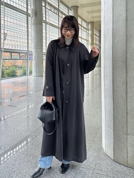 「LOWRYS FARM（ローリーズファーム）のストレッチヒールブーツ　851418（ブーツ）」を使った、こすぱっしょんゆりえさん（レディース・165cm）の秋コーディネート