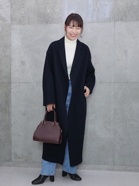 「LOWRYS FARM（ローリーズファーム）のストレッチヒールブーツ　851418（ブーツ）」を使った、こすぱっしょんゆりえさん（レディース・165cm）の秋コーディネート