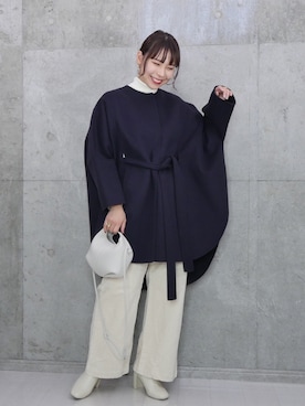 「LOWRYS FARM（ローリーズファーム）のストレッチヒールブーツ　851418（ブーツ）」を使った、こすぱっしょんゆりえさん（レディース・165cm）の秋コーディネート