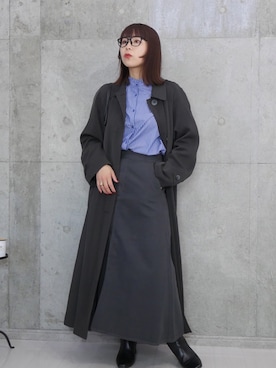 「LOWRYS FARM（ローリーズファーム）のストレッチヒールブーツ　851418（ブーツ）」を使った、こすぱっしょんゆりえさん（レディース・165cm）の秋コーディネート