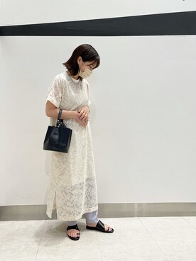 「KBF+」｜「アイテム（ワンピース/ドレス）」を使った、hazuさん（レディース・158cm）の秋コーディネート