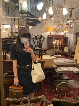 「tibi（ティビ）のアイテム」を使った、emariさん（レディース・157cm）の夏コーディネート