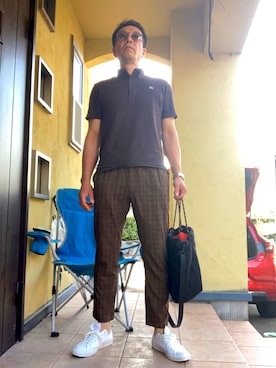 「アイテム（アナログ腕時計）」を使った、おばかさん（メンズ・177cm）の秋コーディネート