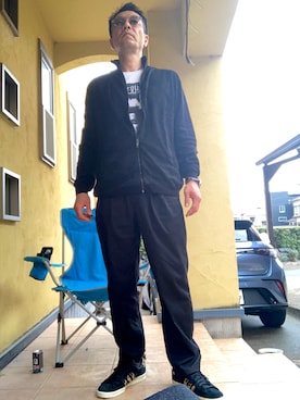 「アイテム（サングラス）」を使った、おばかさん（メンズ・177cm）の秋コーディネート
