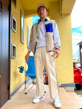 「アイテム（アナログ腕時計）」を使った、おばかさん（メンズ・177cm）の秋コーディネート