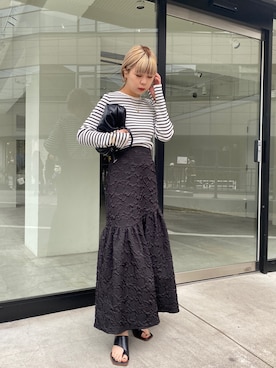 「ボーター」｜「アイテム（その他）」を使った、ｙｕｚｕｋｉさん（レディース・163cm）の冬コーディネート