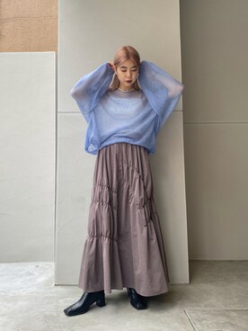 「ペールトーン」｜「アイテム（その他）」を使った、ｙｕｚｕｋｉさん（レディース・163cm）の夏コーディネート
