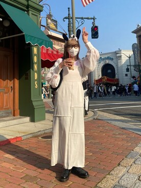 「ユニバ」｜「アイテム（その他）」を使った、ｙｕｚｕｋｉさん（レディース・163cm）の春コーディネート