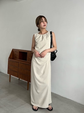「アイテム（ワンピース/ドレス）」を使った、ｙｕｚｕｋｉさん（レディース・163cm）の夏コーディネート