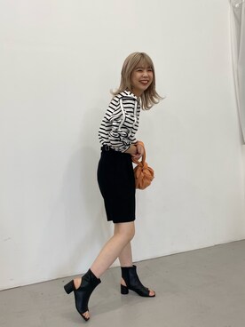 「春めきシューズ」｜「アイテム（その他）」を使った、ｙｕｚｕｋｉさん（レディース・163cm）の冬コーディネート
