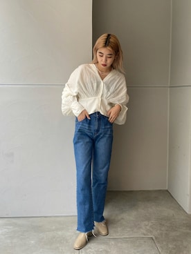 白シャツ のレディース人気ファッションコーディネート Wear