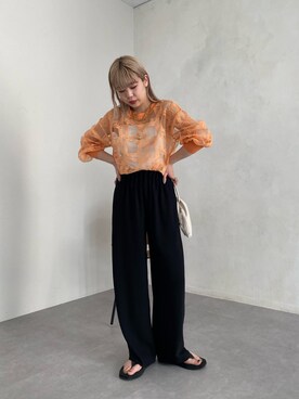 「ビーサン」｜「アイテム（その他）」を使った、ｙｕｚｕｋｉさん（レディース・163cm）の春コーディネート