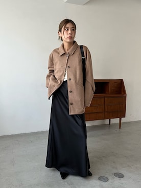 「アイテム（ローファー）」を使った、ｙｕｚｕｋｉさん（レディース・163cm）の秋コーディネート