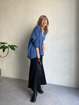「マーメイド」｜「アイテム（その他）」を使った、ｙｕｚｕｋｉさん（レディース・163cm）の冬コーディネート