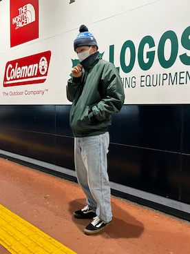 「COAL（コール）のアイテム」を使った、すぎもんさん（メンズ・168cm）の冬コーディネート