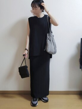 「feepur（フェピュール）のアイテム（スカート）」を使った、ₛₑₜₜₛさん（レディース・161cm）の春コーディネート