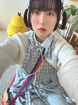 「NIKE（ナイキ）のアイテム（バッグ）」を使った、マコさん（レディース・157cm）の春コーディネート