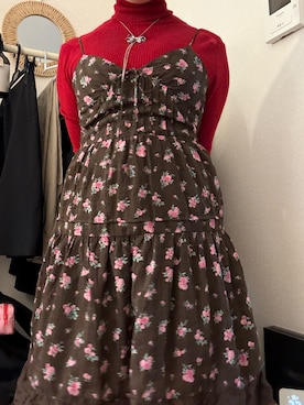 「idem（イデム）のアイテム（ワンピース/ドレス）」を使った、マコさん（レディース・157cm）の春コーディネート