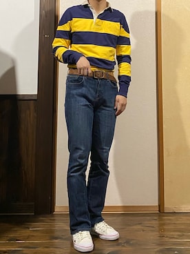 「アイテム（その他トップス）」を使った、なかじまけんたさん（メンズ・176cm）の秋コーディネート