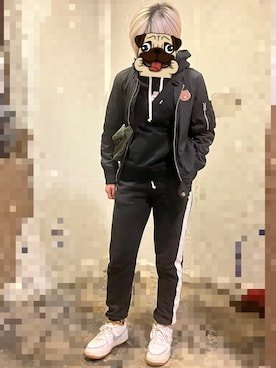 「:CHOCOOLATEのアイテム（ジャケット/アウター）」を使った、yeanlingさん（レディース・155cm）の冬コーディネート
