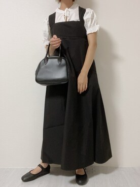 「OpenCLOSE（オープンクローズ）のアイテム（バッグ）」を使った、𝕞𝕚𝕜𝕠さん（レディース・159cm）の夏コーディネート