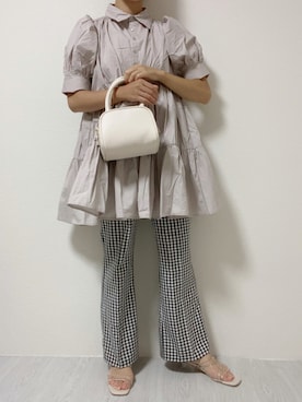 「ミニワンピ」｜𝕞𝕚𝕜𝕠さん（レディース・159cm）の夏コーディネート