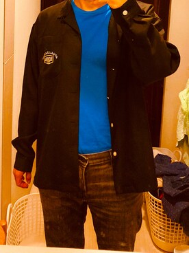 「INHERIT（インヘリット）のアイテム（ジャケット/アウター）」を使った、(UNIQLO Holic)あき🎃💖さん（メンズ・167cm）の春コーディネート