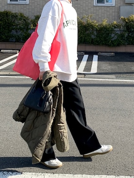 「GERMAN TRAINER（ジャーマントレーナー）のアイテム」を使った、walk55marinさん（レディース・165cm）の冬コーディネート