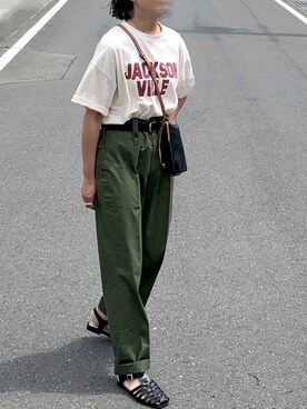 「holiday」｜「アイテム（その他）」を使った、walk55marinさん（レディース・165cm）の夏コーディネート