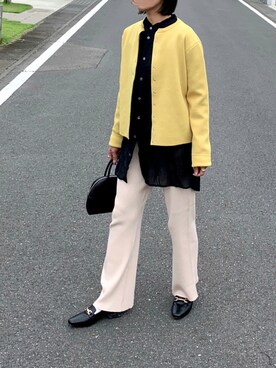 「holiday」｜「アイテム（ローファー）」を使った、walk55marinさん（レディース・165cm）の秋コーディネート