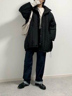 「VENCEEXCHANGE（ヴァンスエクスチェンジ）のアイテム（ジャケット/アウター）」を使った、walk55marinさん（レディース・165cm）の秋コーディネート