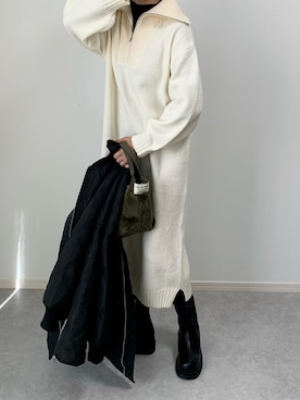 「Per sist ence（パーシエンス）のアイテム（ジャケット/アウター）」を使った、walk55marinさん（レディース・165cm）の秋コーディネート