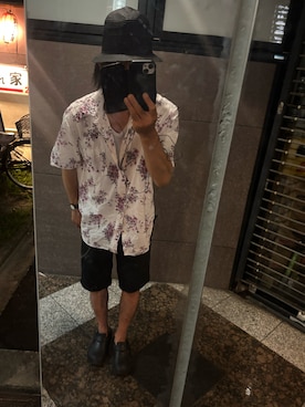 「Confirm（コンファーム）のアイテム」を使った、ともキングさん（メンズ・176cm）の夏コーディネート