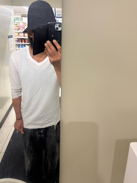 「Re:make（リメイク）のアイテム」を使った、ともキングさん（メンズ・176cm）の夏コーディネート