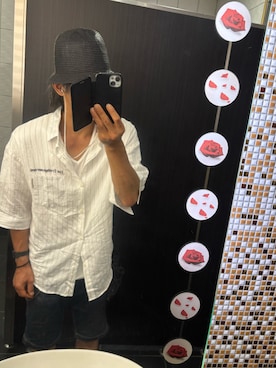 「Re:make（リメイク）のアイテム」を使った、ともキングさん（メンズ・176cm）の夏コーディネート