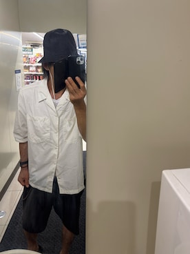 「Re:make（リメイク）のアイテム」を使った、ともキングさん（メンズ・176cm）の夏コーディネート