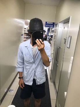 「BROWNY　STANDARD（ブラウニー）のアイテム」を使った、ともキングさん（メンズ・176cm）の夏コーディネート