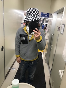 「zipfive」｜「アイテム（ブルゾン）」を使った、ともキングさん（メンズ・176cm）の冬コーディネート