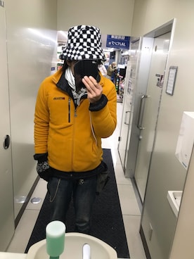 「zipfive」｜「アイテム（ブルゾン）」を使った、ともキングさん（メンズ・176cm）の冬コーディネート