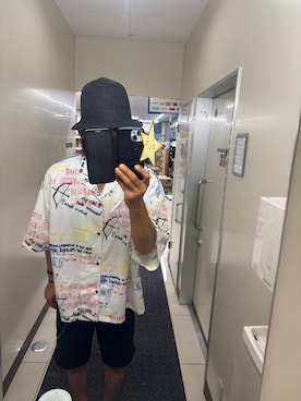 「アイテム（シャツ/ブラウス）」を使った、ともキングさん（メンズ・176cm）の夏コーディネート