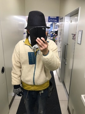 「zipfive」｜「アイテム（ブルゾン）」を使った、ともキングさん（メンズ・176cm）の冬コーディネート