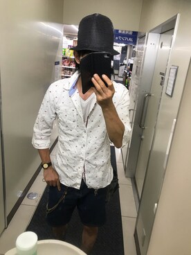 「BROWNY　STANDARD（ブラウニー）のアイテム」を使った、ともキングさん（メンズ・176cm）の夏コーディネート