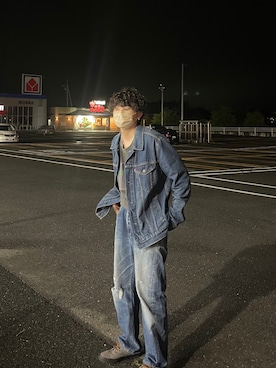 「Polo Ralph Lauren」｜「アイテム（デニムジャケット）」を使った、taiさん（メンズ・170cm）の冬コーディネート