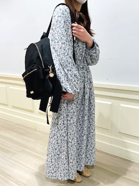 「Maison de FLEUR（メゾンドフルール）のアイテム」を使った、メゾンドフルールstaffさん（レディース・154cm）の春コーディネート