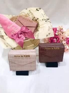 「Maison de FLEUR（メゾンドフルール）のアイテム（財布/小物）」を使った、メゾンドフルールstaffさん（レディース・154cm）の冬コーディネート